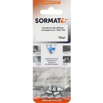 Заклепка резьбовая SORMAT SRN М 4 стандартный борт (10 шт) [9630280420] фото 2