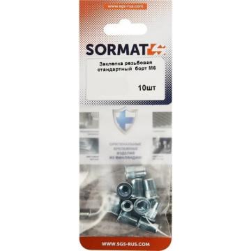 Заклепка резьбовая SORMAT SRN М 6 стандартный борт (10 шт) [9630280630] фото 2