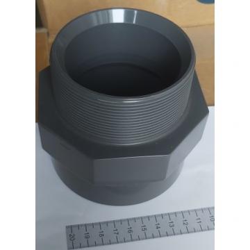 Переходная втулка d90, +GF+, равнопроходная, PVC-U,  метрическая - R фото 1
