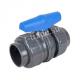161355002 GF Кран шаровой 355 PVC-U/EPDM с синей рукояткой d20 DN15 PN16 фото навигации 1