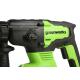 Перфоратор аккумуляторный GREENWORKS GD24SDS2, 24V без АКБ и ЗУ [3803007] фото навигации 2
