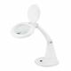 Лупа настольная REXANT 31-0243 3D+12D с подсветкой 40 SMD LED, ?100мм, белая фото навигации 1