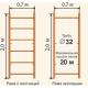 Леса строительные облегченные РИНСТРОЙ ЛРСП-250 D-32 мм 18х 6 без настила фото навигации 2