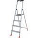 Стремянка алюминиевая KRAUSE MONTO SAFETY 4 ступени [128942] фото навигации 3