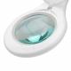 Лупа REXANT 31-0403 на струбцине круглая 5D с подсв. 56SMD LED, ?127мм фото навигации 2