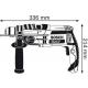 Дрель ударная сетевая BOSCH GSB 19-2 RE (БЗП) двухскоростная  [060117B500] Кейс фото навигации 2