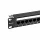 Патч-панель REXANT 02-0231 19" 1U, 24 порта RJ45, CAT 6, UTP с органайзером фото навигации 4