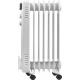 Обогреватель масляный ZANUSSI ZOH/CS-07W радиатор casa 1500w (7 секций) [НС-1165961] фото навигации 4