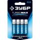 Батарейка ЗУБР Turbo-MAX тип AAA, 4 шт. [59203-4C_z01] фото навигации 1