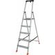 Стремянка алюминиевая KRAUSE MONTO SAFETY 5 ступеней [128959] фото навигации 3