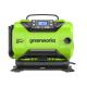 Компрессор автомобильный GREENWORKS ACG301 3 400 807 аккумуляторный без АКБ и ЗУ [3400807] фото навигации 2