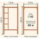 Леса строительные РИНСТРОЙ ЛРСП-300 D-42 мм 10х21 без настила фото навигации 2
