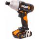 Гайковерт аккумуляторный Worx WX291 ударный фото навигации 1