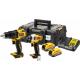 Набор аккумуляторного инструмента DeWALT DCK 2062 E2T (DCD709+DCF809) фото навигации 1