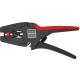 Съемник изоляции диэлектрический KNIPEX 1242195SB multistrip, 195 мм, рукоятки с зоной мягкого пласт [KN-1242195SB] фото навигации 1