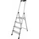 Стремянка алюминиевая KRAUSE MONTO SAFETY PLUSLINE 4 ступени [127921] фото навигации 1